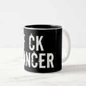 F CK CANCER-Tasse Zweifarbige Tasse (VorderseiteRechts)