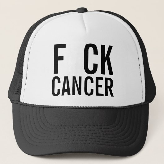 F CK CANCER TRUCKERKAPPE (Vorderseite)