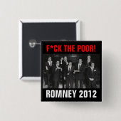 F*CK das SCHLECHTE Romney 2012 Button (Vorne & Hinten)