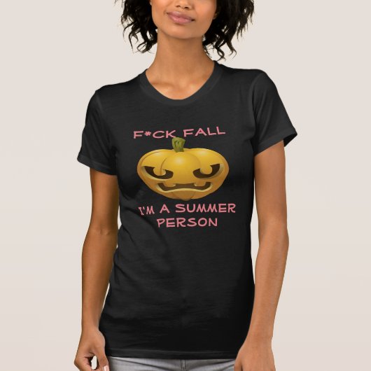 F*ck Fall - Ich bin eine Anti-Fall-Offensive gegen T-Shirt (Vorderseite)