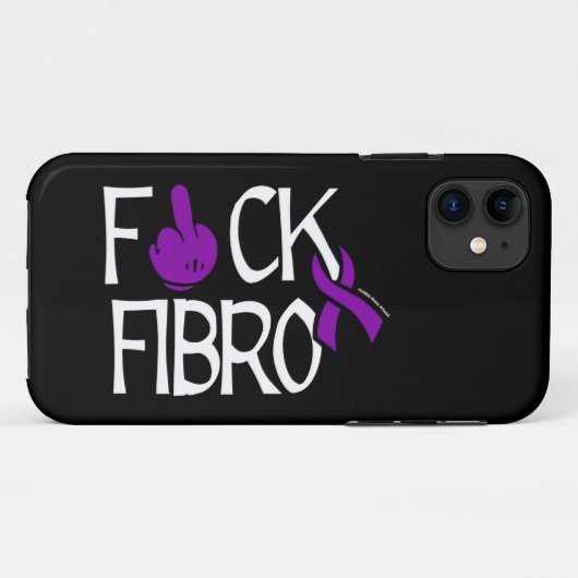 F#CK FIBRO Case-Mate iPhone HÜLLE (Rückseite (Horizontal))