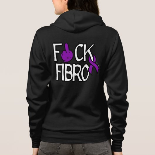 F#CK FIBRO HOODIE (Rückseite)