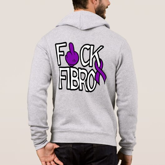F#CK FIBRO HOODIE (Rückseite)