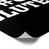 F#ck Gluten - For - Funny Gluten Quote Saying  Poster (Ecke)