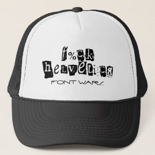 F%ck Helvetica Hat Truckerkappe