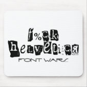 F%ck Helvetica Mouse Pad Mousepad (Vorne)