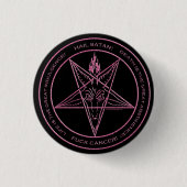 F*CK KREBS! Baphomet Button (Vorderseite)