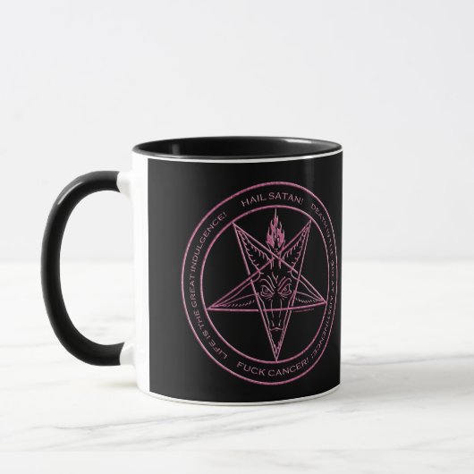 F*CK KREBS! Baphomet Tasse (Links)
