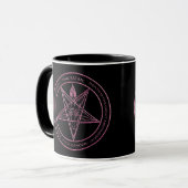 F*CK KREBS! Baphomet Tasse (Vorderseite Links)