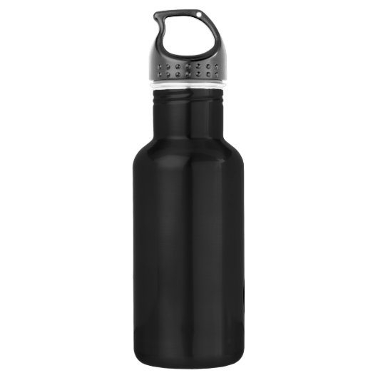 F#CK KREBS.. Brustkrebs Edelstahlflasche (Rückseite)