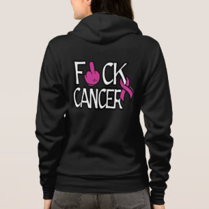 F#CK KREBS.. Brustkrebs Hoodie