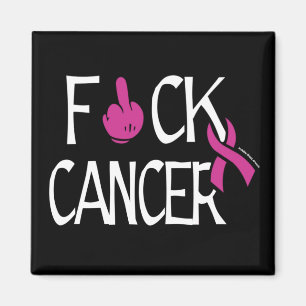 F#CK KREBS.. Brustkrebs Magnet