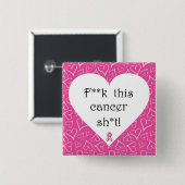 F*ck Krebs-Button Button (Vorne & Hinten)