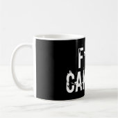 F*ck-Krebs-Tasse Kaffeetasse (Links)