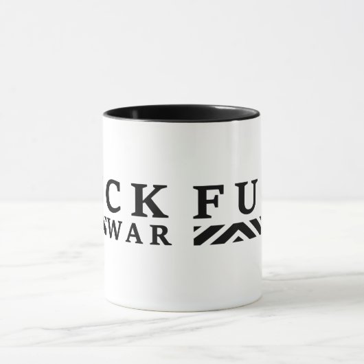 F@ck Krieg Tasse (Zentrum)