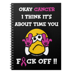 F#CK OFF.. Brustkrebs Notizblock