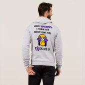 F#CK OFF..Epilepsy Hoodie (Schwarz voll)