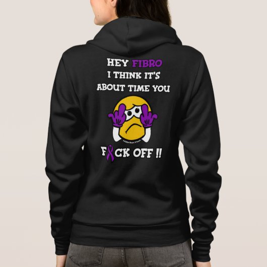 F#CK OFF..Fibro Hoodie (Rückseite)