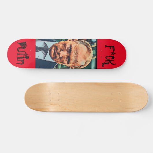 F*ck Putin Skateboard (Horizontal)