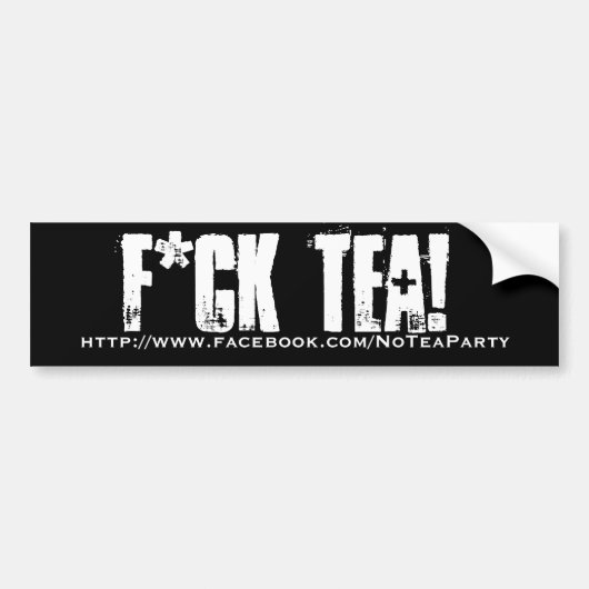 F*CK TEE AUTOAUFKLEBER (Vorne)