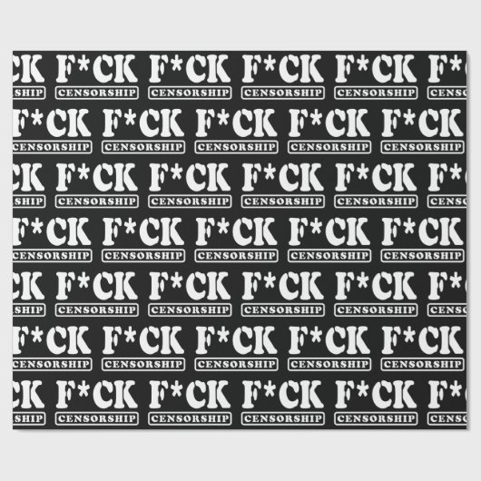 F*CK-ZENSORING GESCHENKPAPIER (Flach)
