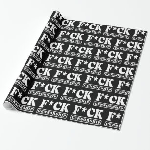 F*CK-ZENSORING GESCHENKPAPIER