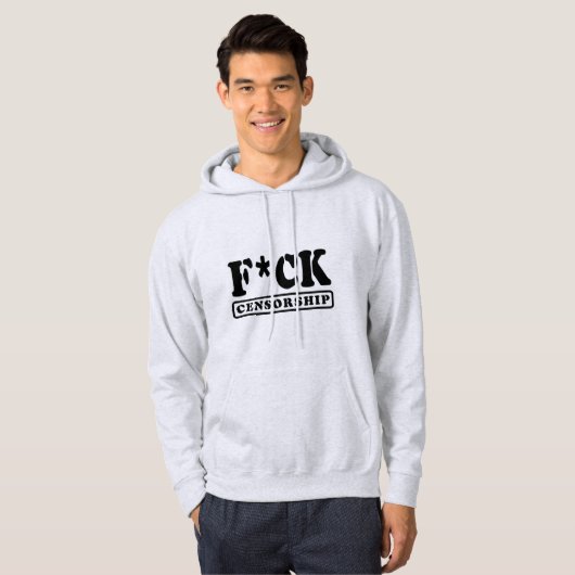 F*CK-ZENSORING HOODIE (Vorne ganz)