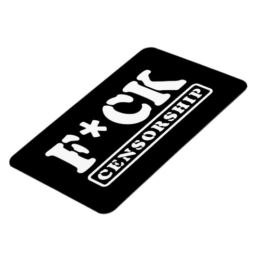 F*CK-ZENSORING MAGNET (Linke Seite)