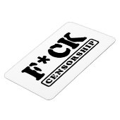F*CK-ZENSORING MAGNET (Linke Seite)