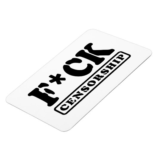 F*CK-ZENSORING MAGNET (Linke Seite)