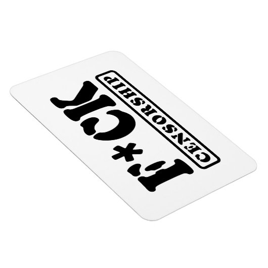 F*CK-ZENSORING MAGNET (Rechte Seite)