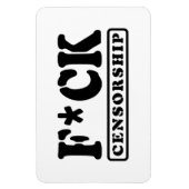 F*CK-ZENSORING MAGNET (Vertikal)
