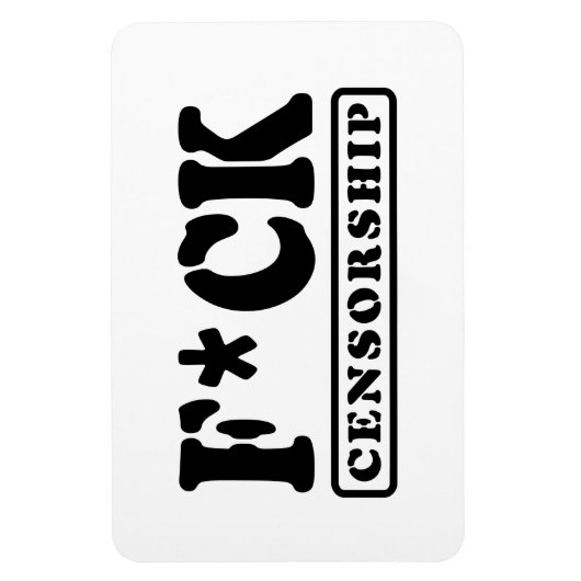 F*CK-ZENSORING MAGNET (Vertikal)