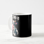 F-cow-f Funny Meme Fcowf Cow Men Women Kaffeetasse (Vorderseite Links)