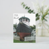 F.D. Russell Tug Boot # 1 Postkarte (Stehend Vorderseite)