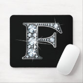 "F" Diamond Bling Mousepad (Mit Mouse)