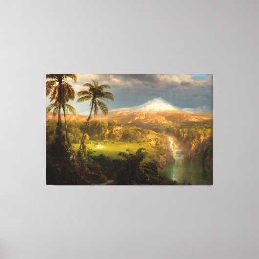 F. E. CHURCH - Passing Shower in the Tropics 1872 Leinwanddruck (Vorderseite)