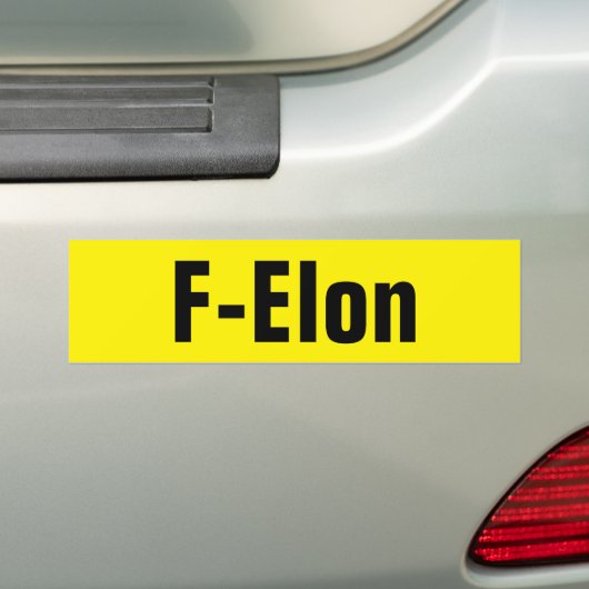 F-Elon Autoaufkleber (Auf Auto)