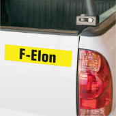 F-Elon Autoaufkleber (Auf Lkw)