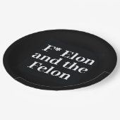F* Elon Paper Plate Pappteller (Schrägansicht)
