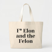F* Elon Tote Bag Jumbo Stoffbeutel (Vorne)