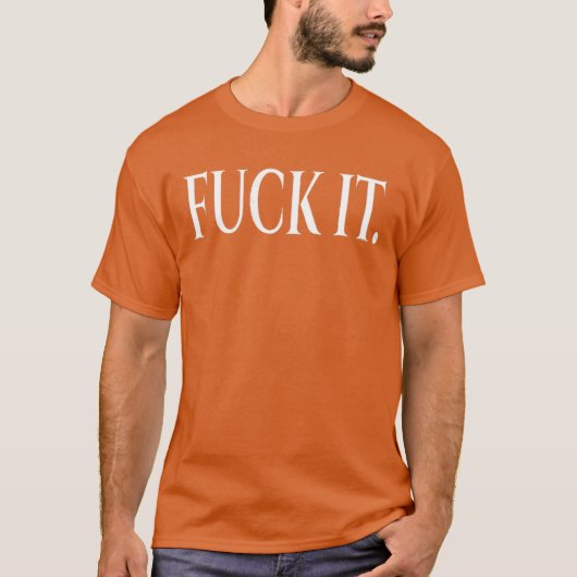 F Es Periode Punkt Geschenk T-Shirt (Vorderseite)
