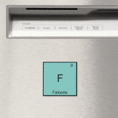 F - Falcons Funny Element Chemistry Symbol T - Shi Magnet (In Situ (Geschirrspüler))