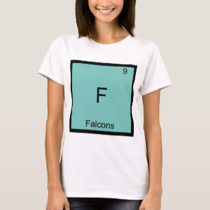 F - Falken Lustiges Element Chemie Symbol T-Shirt