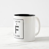 F - Fluor Zweifarbige Tasse (VorderseiteRechts)