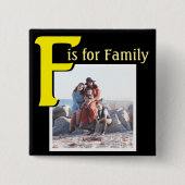 F für Familie Button (Vorderseite)