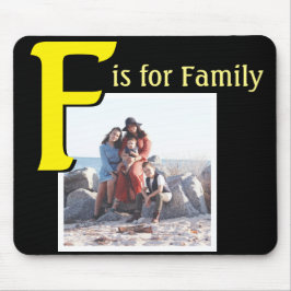 F für Familie Mousepad
