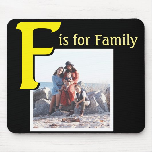 F für Familie Mousepad (Vorne)