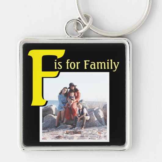 F für Familie Schlüsselanhänger (Vorne)