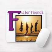 F für Freunde Mousepad (Mit Mouse)
